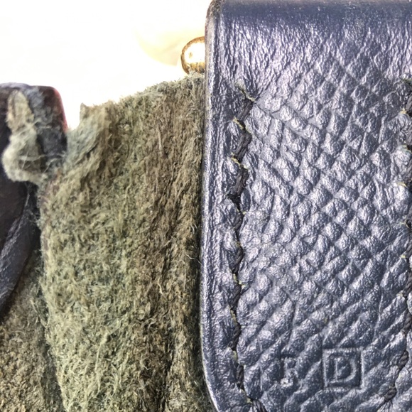 Authentic HERMES Evelyne GM crossbody bag Indigo navy leather - Picture 16 of 16